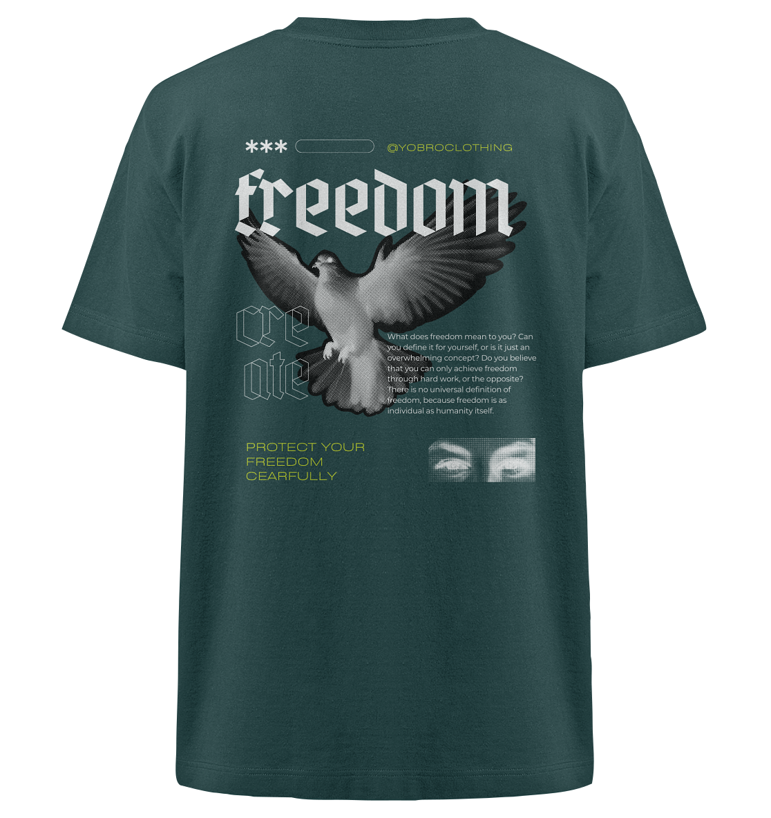 Freedom - Heavy Oversized Organic Shirt