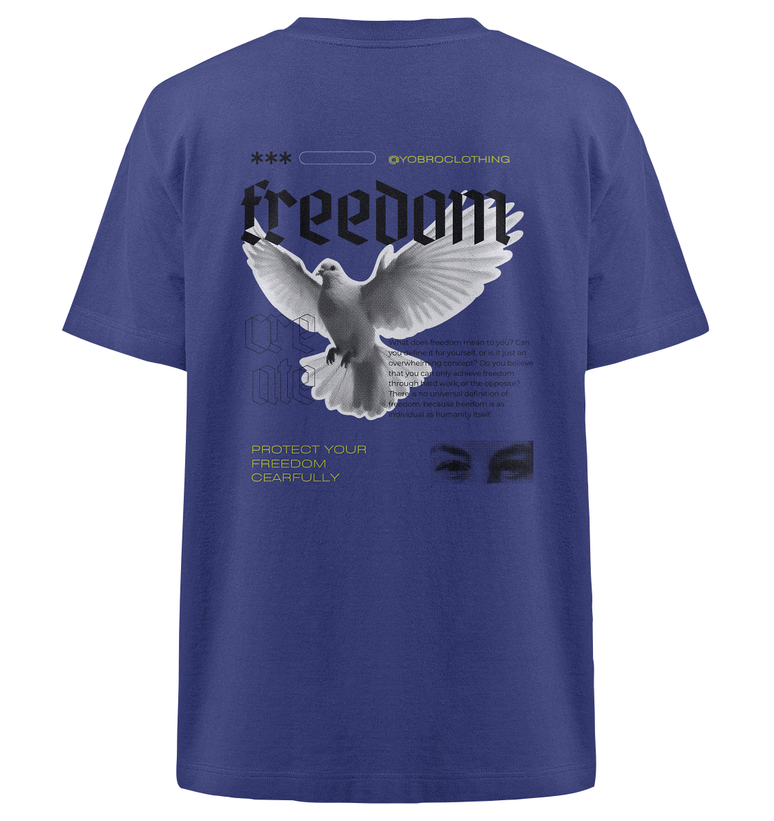 Freedom - Heavy Oversized Organic Shirt