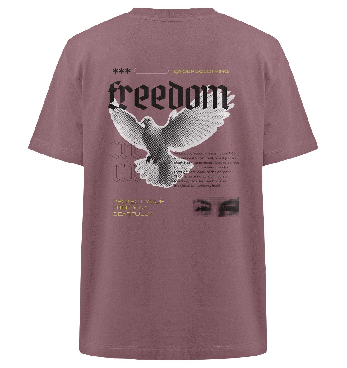 Freedom - Heavy Oversized Organic Shirt