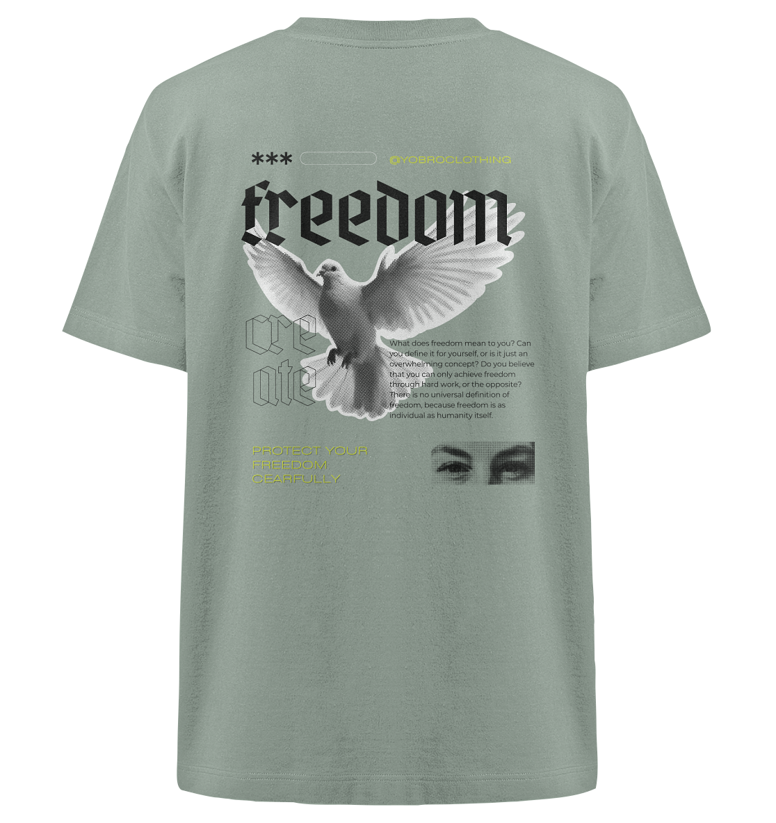 Freedom - Heavy Oversized Organic Shirt