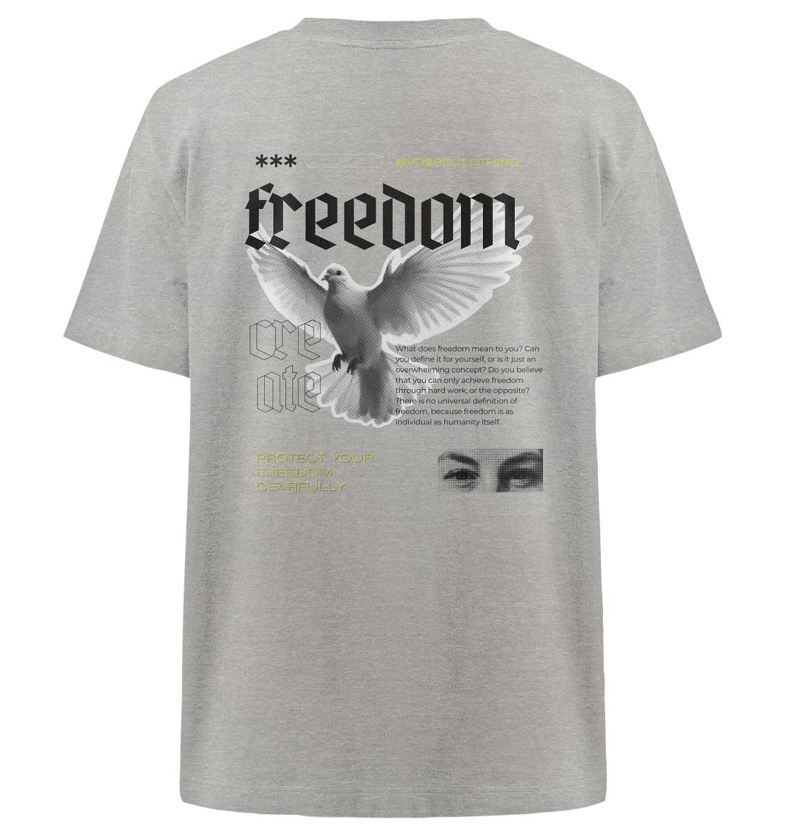 Freedom - Heavy Oversized Organic Shirt