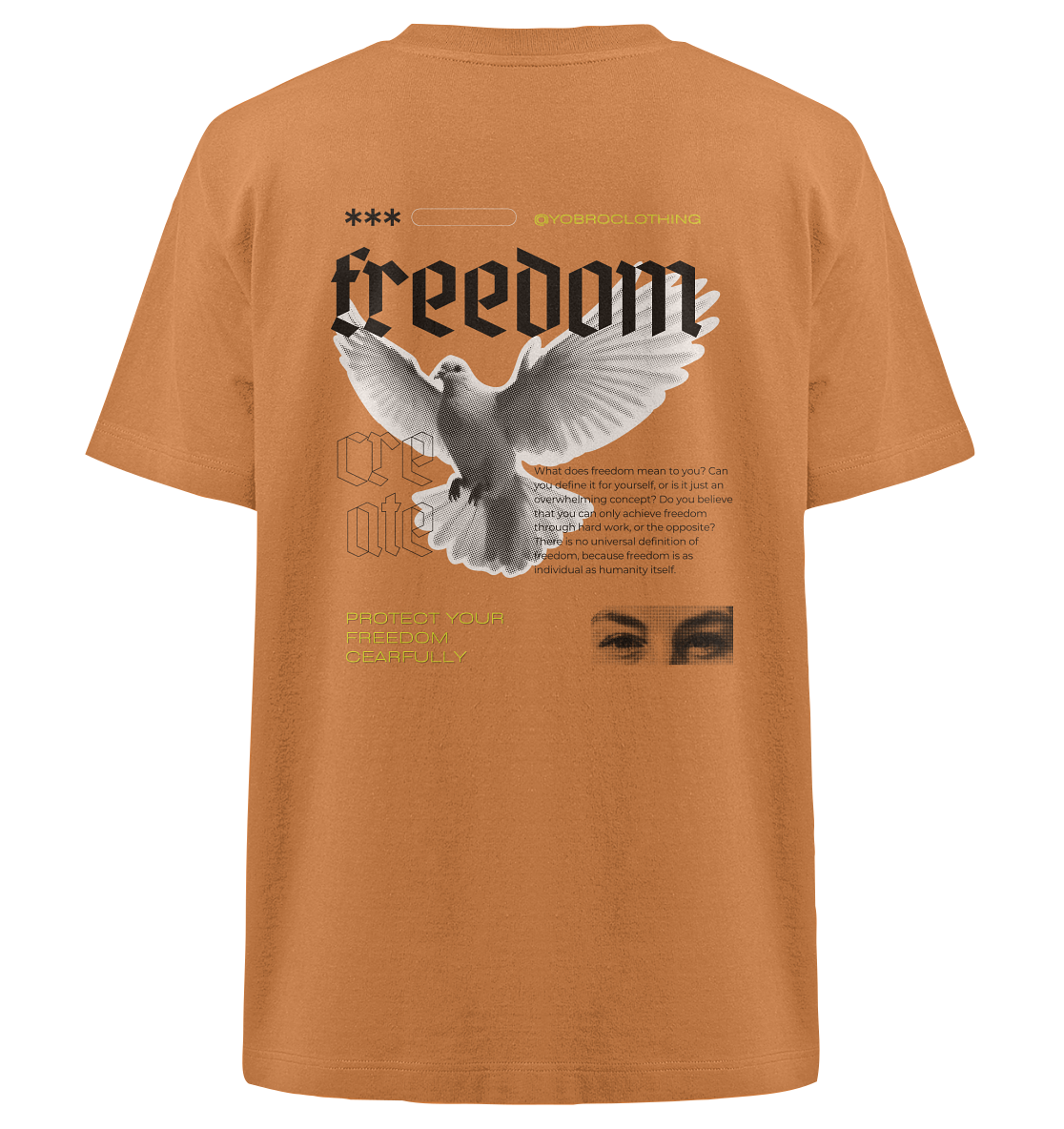 Freedom - Heavy Oversized Organic Shirt