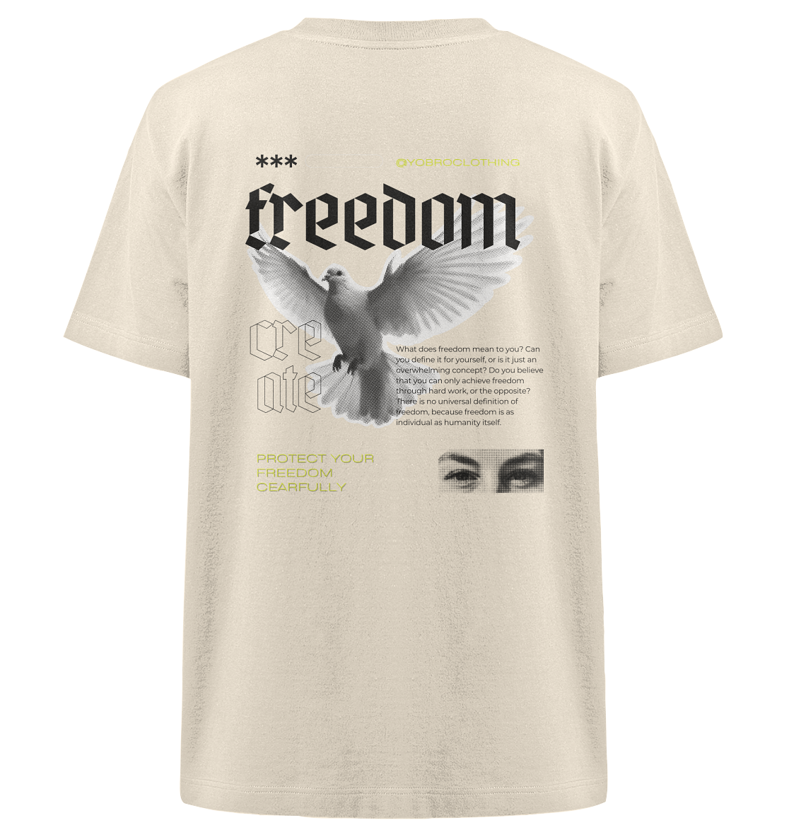 Freedom - Heavy Oversized Organic Shirt