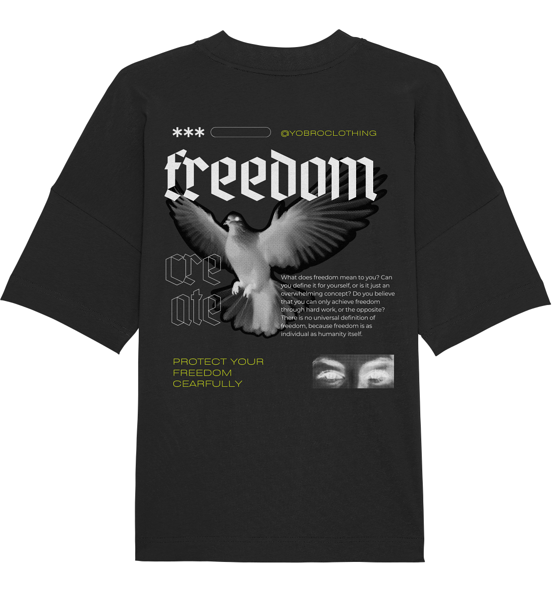 Freedom - Organic Oversize Shirt