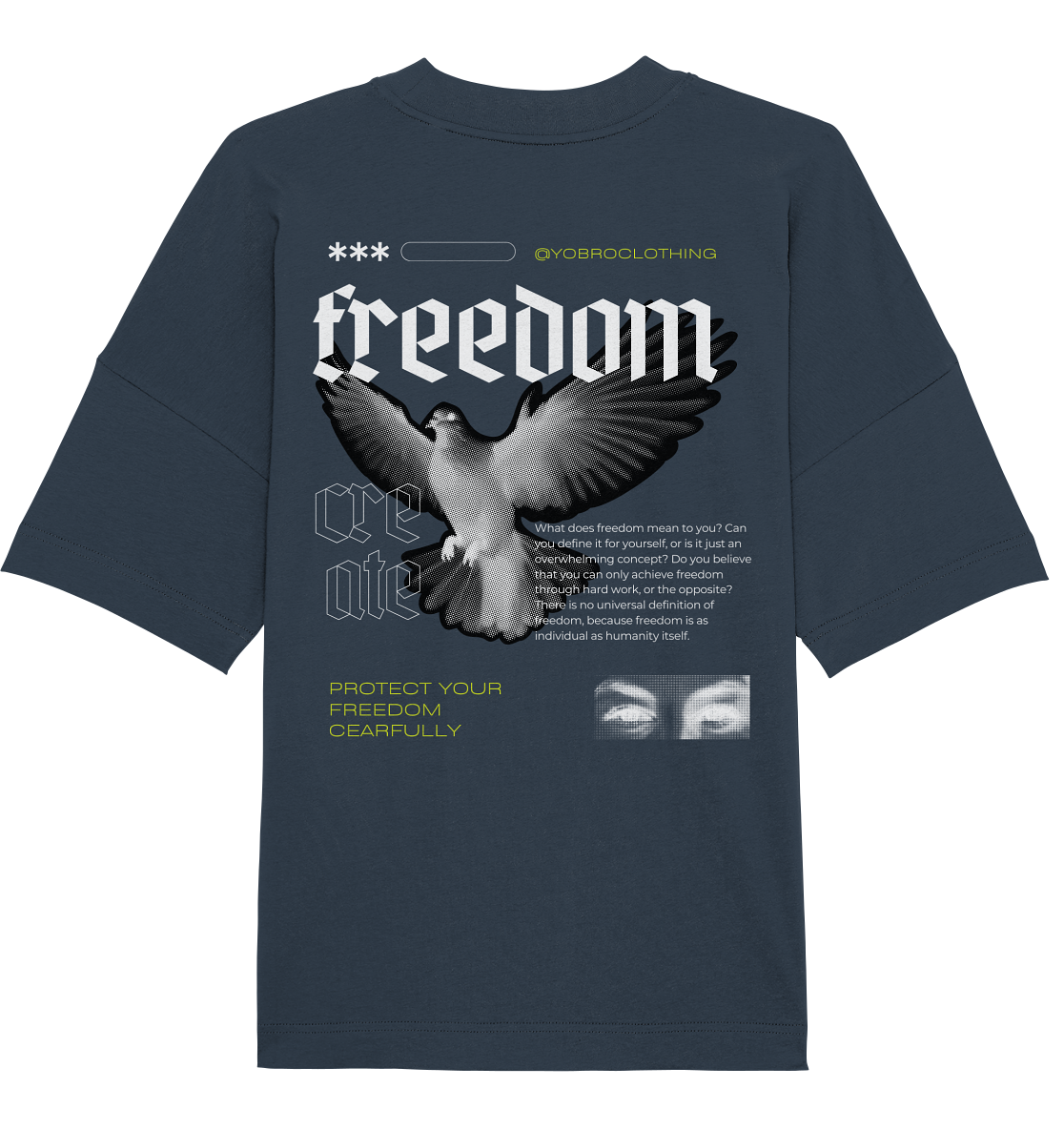 Freedom - Organic Oversize Shirt