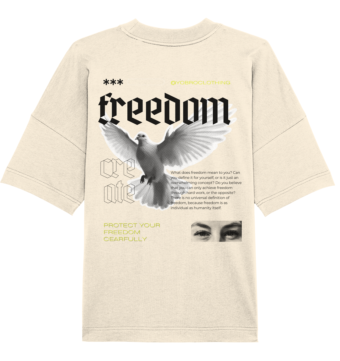 Freedom - Organic Oversize Shirt